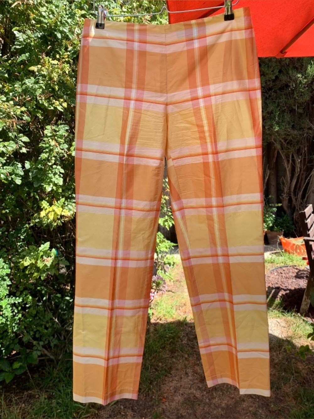 Vintage Ralph Lauren Orange Silk Pants